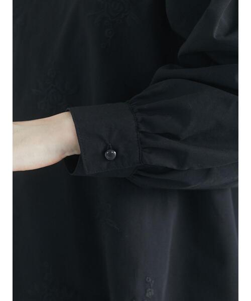 Green　Parks（グリーンパークス）の「・novem9 刺繍×バルーンスリーブブラウス＊（シャツ/ブラウス・レディース・ブラック/ベージュ/オフホワイト・FREE）」の14枚目の写真