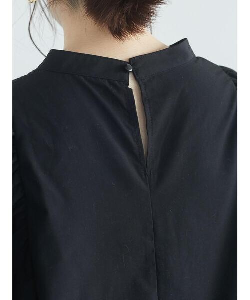 Green　Parks（グリーンパークス）の「・novem9 刺繍×バルーンスリーブブラウス＊（シャツ/ブラウス・レディース・ブラック/ベージュ/オフホワイト・FREE）」の18枚目の写真