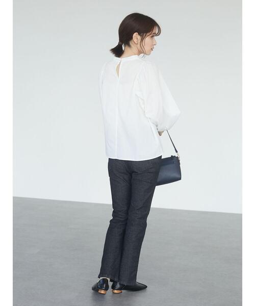 Green　Parks（グリーンパークス）の「・novem9 刺繍×バルーンスリーブブラウス＊（シャツ/ブラウス・レディース・ブラック/ベージュ/オフホワイト・FREE）」の21枚目の写真