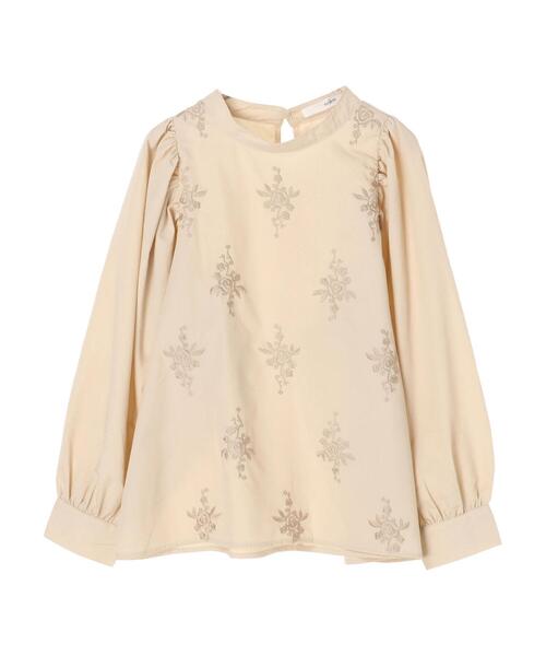 Green　Parks（グリーンパークス）の「・novem9 刺繍×バルーンスリーブブラウス＊（シャツ/ブラウス・レディース・ブラック/ベージュ/オフホワイト・FREE）」の13枚目の写真