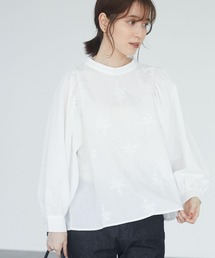 Green　Parks | ・novem9 刺繍×バルーンスリーブブラウス＊(シャツ/ブラウス)