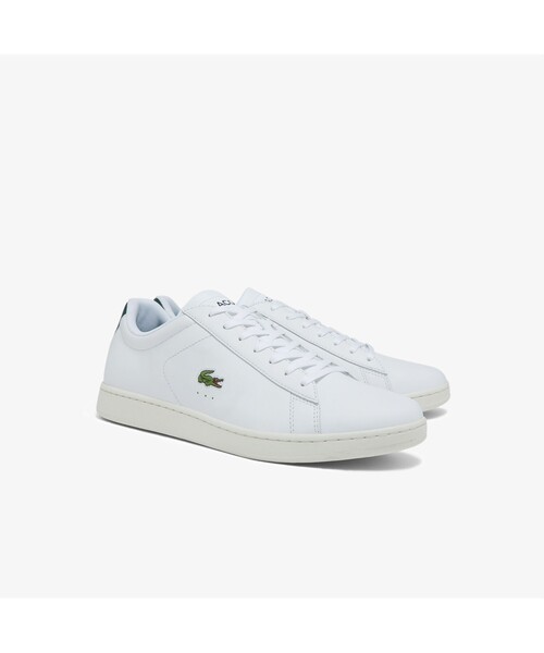 LACOSTE（ラコステ）の「メンズ CARNABY EVO 0721 1（スニーカー・メンズ・オフホワイト/ホワイト×グリーン・25.5cm/26.5cm/28.5cm/25.0cm/26.0cm/27.0cm/28.0cm）」の8枚目の写真
