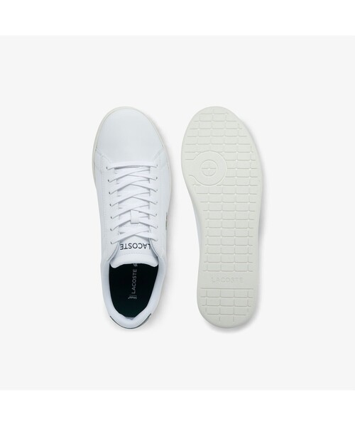 LACOSTE（ラコステ）の「メンズ CARNABY EVO 0721 1（スニーカー・メンズ・オフホワイト/ホワイト×グリーン・25.5cm/26.5cm/28.5cm/25.0cm/26.0cm/27.0cm/28.0cm）」の7枚目の写真
