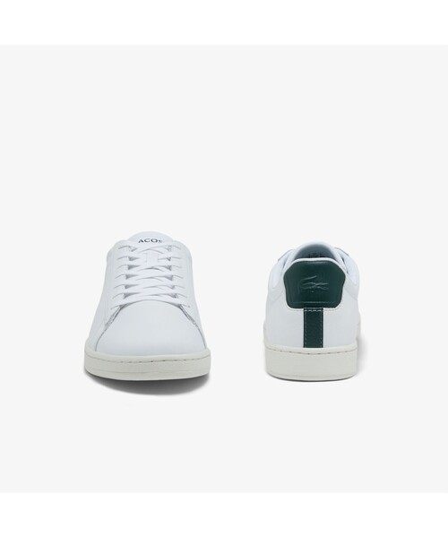 LACOSTE（ラコステ）の「メンズ CARNABY EVO 0721 1（スニーカー・メンズ・オフホワイト/ホワイト×グリーン・25.5cm/26.5cm/28.5cm/25.0cm/26.0cm/27.0cm/28.0cm）」の5枚目の写真