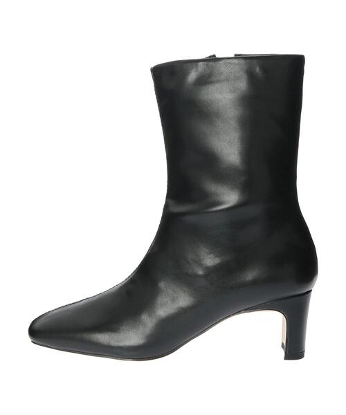 YECCA VECCA（イェッカヴェッカ）の「ミドル丈ブーツ＊（ブーツ・レディース・モカ/ブラック/アイボリー・M/S/L）」の11枚目の写真