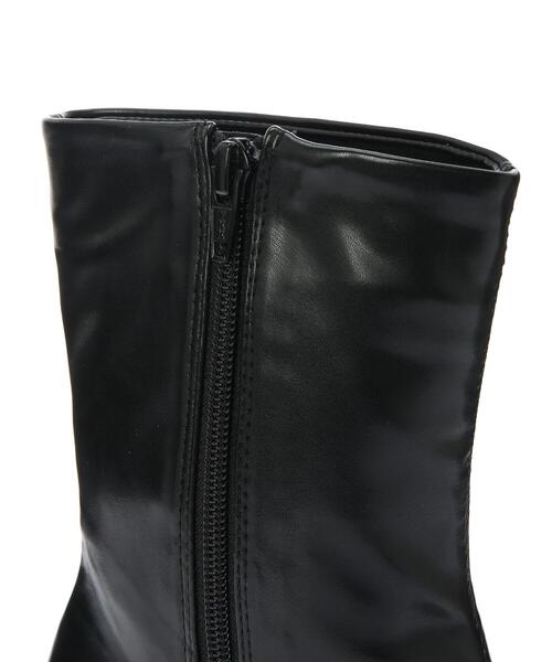 YECCA VECCA（イェッカヴェッカ）の「ミドル丈ブーツ＊（ブーツ・レディース・モカ/ブラック/アイボリー・M/S/L）」の14枚目の写真