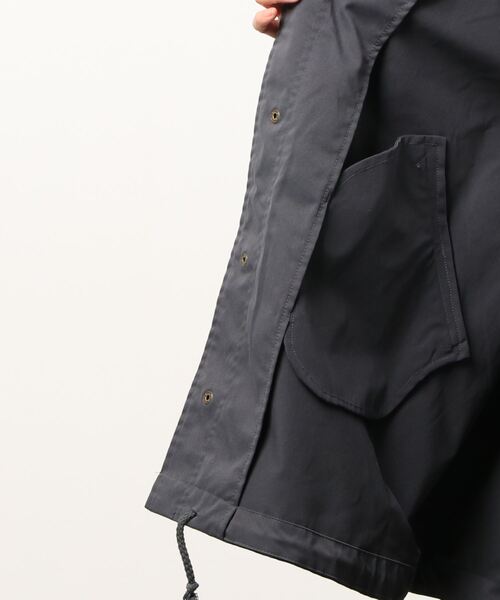 Samansa Mos2（サマンサ モスモス）の「ミドル丈マウンテンパーカー（マウンテンパーカー・レディース・カーキ/ブルー/チャコール/ベージュ/ブラウン・ﾌﾘ-）」の8枚目の写真