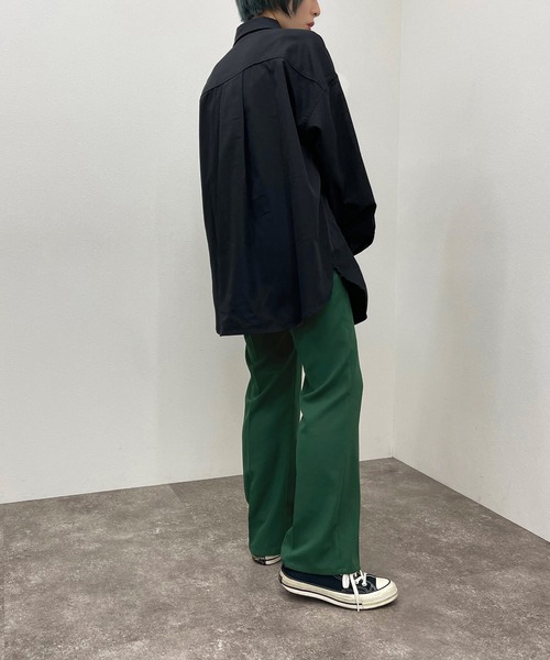 apres jour mignon(アプレジュールミニョン)の「ルーズシャツ 【ZOZOTOWN限定アイテム】【9PO】(シャツ/ブラウス・レディース・ブラック/グリーン/アイボリー・X-LARGE/フリー)」の17枚目の写真