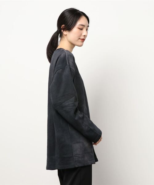 ANDGEEBEE（アンジービー）の「UNISEX タイダイスウェット（スウェット・レディース・ブラック・MEDIUM）」の11枚目の写真