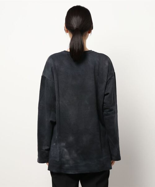 ANDGEEBEE（アンジービー）の「UNISEX タイダイスウェット（スウェット・レディース・ブラック・MEDIUM）」の3枚目の写真