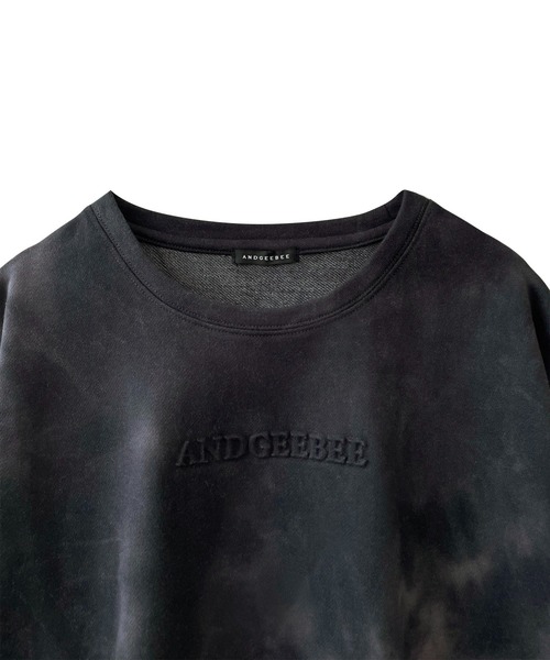 ANDGEEBEE（アンジービー）の「UNISEX タイダイスウェット（スウェット・レディース・ブラック・MEDIUM）」の14枚目の写真