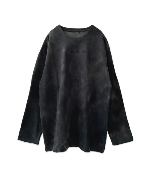 ANDGEEBEE（アンジービー）の「UNISEX タイダイスウェット（スウェット・レディース・ブラック・MEDIUM）」の12枚目の写真