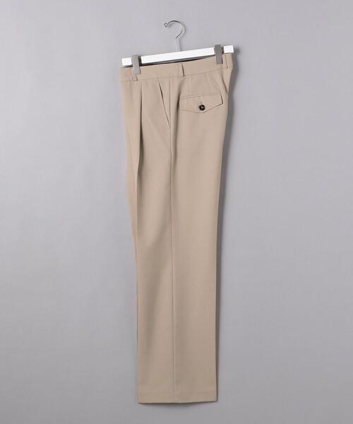 ERNEST W. BAKER(アーネストダブルベーカー)の「<ERNEST W.BAKER(アーネストダブルベイカー)> 1プリーツ ストレート パンツ■■■(その他パンツ・メンズ・ベージュ・S)」の1枚目の写真