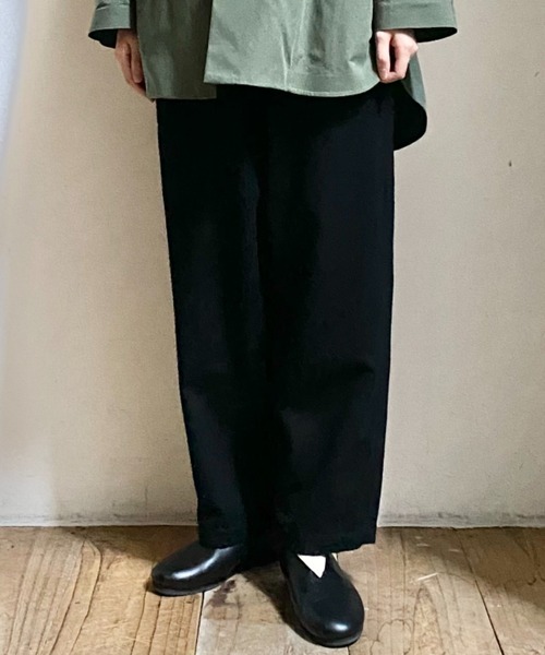 Plantation(プランテーション)の「(S)ウォッシュフラノ(その他パンツ・レディース・カーキ/ライトグレー/ブラック・M size)」の5枚目の写真