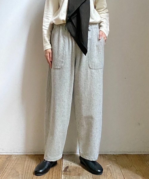 Plantation(プランテーション)の「(S)ウォッシュフラノ(その他パンツ・レディース・カーキ/ライトグレー/ブラック・M size)」の8枚目の写真