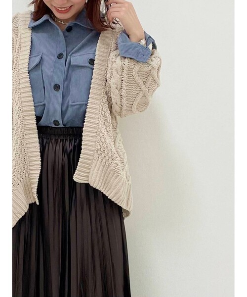 Cutie Blonde(キューティーブロンド)の「◆アソートCPOジャケット(ミリタリージャケット・レディース・ブルー/ナチュラル/ブラック系1/ダークブラウン系1/ブラウン系・00)」の15枚目の写真