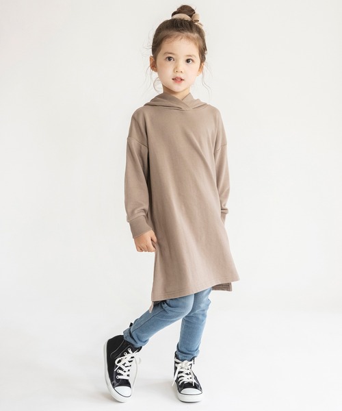 BRANSHES（ブランシェス）の「【WEB限定】パーカーワンピース（ワンピース・キッズ・ラベンダー/キャメル/ライトベージュ・100/110/120/130/140/150）」の20枚目の写真