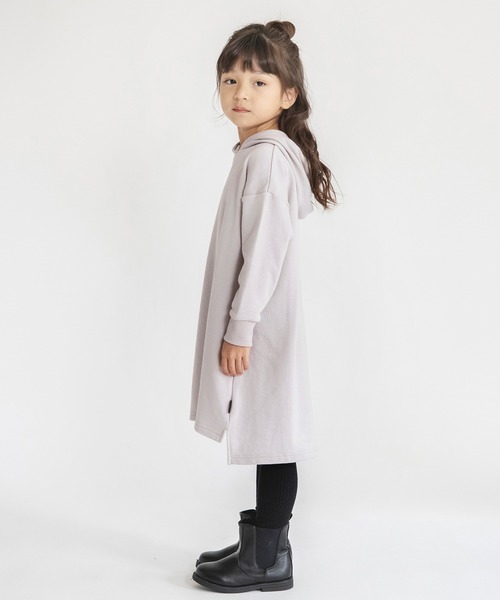 BRANSHES（ブランシェス）の「【WEB限定】パーカーワンピース（ワンピース・キッズ・ラベンダー/キャメル/ライトベージュ・100/110/120/130/140/150）」の8枚目の写真