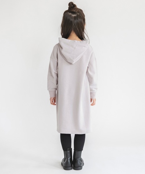 BRANSHES（ブランシェス）の「【WEB限定】パーカーワンピース（ワンピース・キッズ・ラベンダー/キャメル/ライトベージュ・100/110/120/130/140/150）」の9枚目の写真