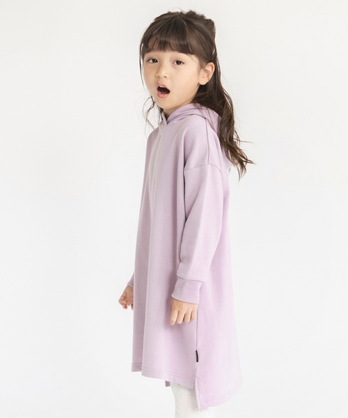 BRANSHES（ブランシェス）の「【WEB限定】パーカーワンピース（ワンピース・キッズ・ラベンダー/キャメル/ライトベージュ・100/110/120/130/140/150）」の17枚目の写真