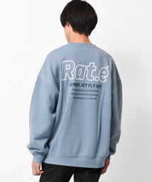 RAT EFFECT | 裏起毛バックロゴプリントトレーナー(スウェット)