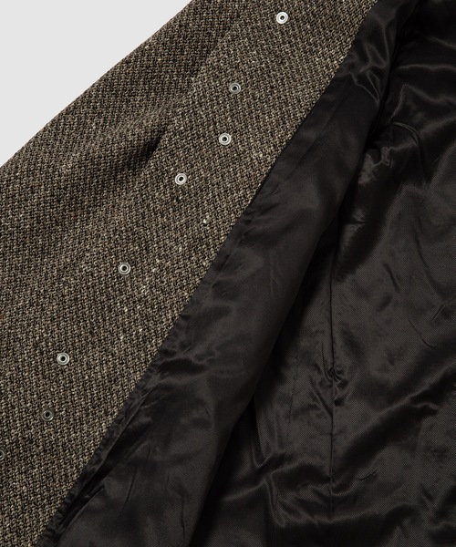 Omar Afridi（オマールアフリディ）の「BALMACAAN COAT DOBBY TWEED（その他アウター・メンズ・ブラウン系その他・S/M）」の2枚目の写真