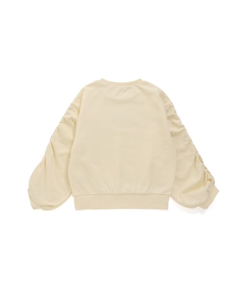 JENNI love（ジェニィラブ）の「袖ボリュームトレーナー（スウェット・キッズ・ブラック/ラベンダー/オフホワイト・150cm/130cm/140cm/160cm）」の9枚目の写真