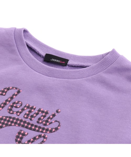 JENNI love（ジェニィラブ）の「袖ボリュームトレーナー（スウェット・キッズ・ブラック/ラベンダー/オフホワイト・150cm/130cm/140cm/160cm）」の14枚目の写真
