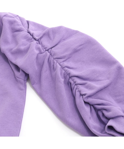 JENNI love（ジェニィラブ）の「袖ボリュームトレーナー（スウェット・キッズ・ブラック/ラベンダー/オフホワイト・150cm/130cm/140cm/160cm）」の16枚目の写真