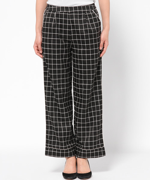 mystic（ミスティック）の「チェックパジャマパンツ（その他パンツ・レディース・グレー/ネイビー/ブラック・ﾌﾘ-）」の9枚目の写真