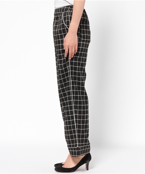 mystic（ミスティック）の「チェックパジャマパンツ（その他パンツ・レディース・グレー/ネイビー/ブラック・ﾌﾘ-）」の10枚目の写真