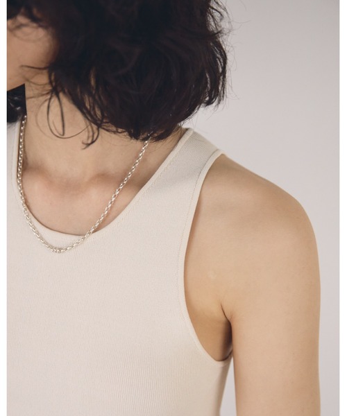 TODAYFUL（トゥデイフル）の「ハイゲージニットタンクトップ（タンクトップ・レディース・ブラック/オリーブ/オレンジ/キャメル/キナリ/ブルー系その他・FREE）」の9枚目の写真