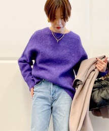 journal standard L'essage | モヘヤ.アルパカ混クルーネックプルオーバー◆(ニット/セーター)