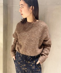 journal standard L'essage | モヘヤ.アルパカ混クルーネックプルオーバー◆(ニット/セーター)