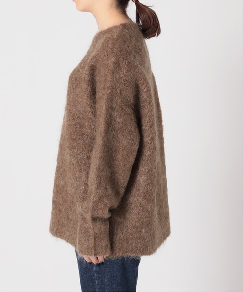 journal standard L'essage（ジャーナルスタンダードレサージュ）の「モヘヤ.アルパカ混クルーネックプルオーバー◆（ニット/セーター・レディース・パープル/キャメル/ピンク・FREE）」の10枚目の写真