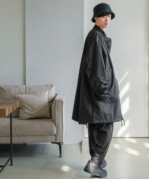 improves（インプローブス）の「スタンドカラー ワイドシルエット M-65タイプ モッズコート（モッズコート・レディース・ブラック/オリーブ/グレイッシュベージュ・MEDIUM/LARGE）」の19枚目の写真