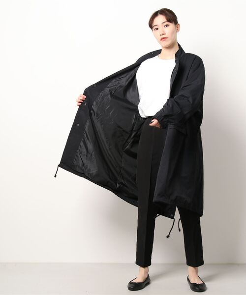 improves（インプローブス）の「スタンドカラー ワイドシルエット M-65タイプ モッズコート（モッズコート・レディース・ブラック/オリーブ/グレイッシュベージュ・MEDIUM/LARGE）」の18枚目の写真