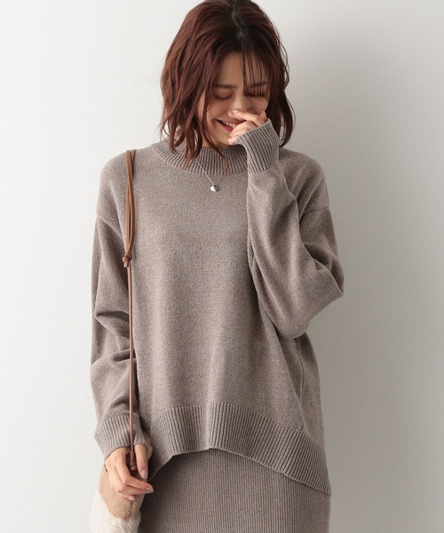 GLOBAL WORK（グローバルワーク）の「ベロアタッチニットセット/236151（スカート・レディース・キャメル/チャコールグレー/ブルー系その他6・FREE）」の11枚目の写真