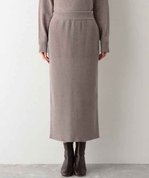 GLOBAL WORK（グローバルワーク）の「ベロアタッチニットセット/236151（スカート・レディース・キャメル/チャコールグレー/ブルー系その他6・FREE）」の19枚目の写真