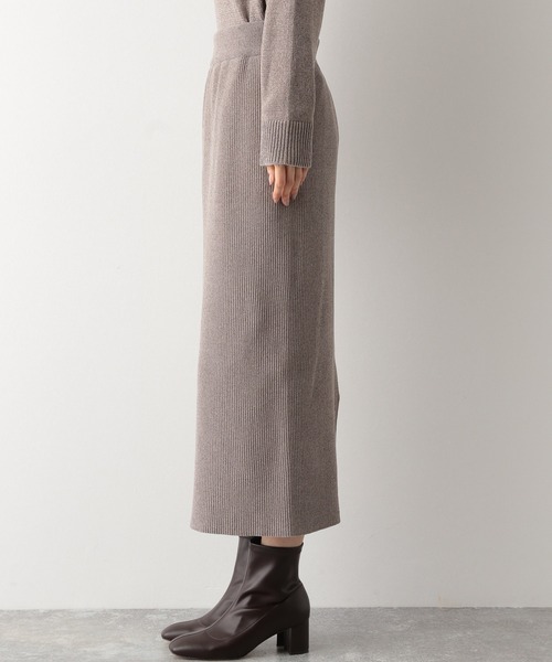 GLOBAL WORK（グローバルワーク）の「ベロアタッチニットセット/236151（スカート・レディース・キャメル/チャコールグレー/ブルー系その他6・FREE）」の20枚目の写真