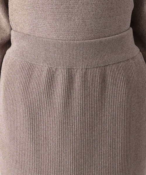 GLOBAL WORK（グローバルワーク）の「ベロアタッチニットセット/236151（スカート・レディース・キャメル/チャコールグレー/ブルー系その他6・FREE）」の22枚目の写真
