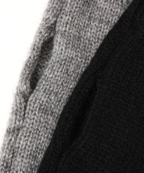 ALAND（エーランド）の「【UNISEX】3.3Field Trip／KNIT ARM WARMERS　2263469（アームカバー・レディース・ブラック/ベージュ/グレー・FREE）」の10枚目の写真