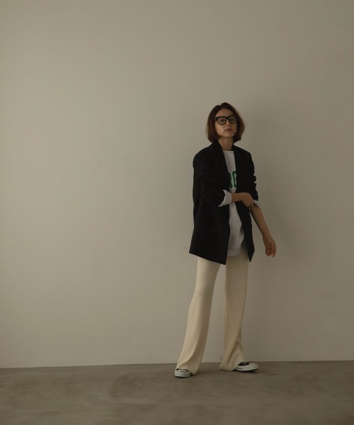 marjour（マージュール）の「LIB KNIT PANTS（その他パンツ・レディース・ベージュ/オフホワイト・M）」の20枚目の写真