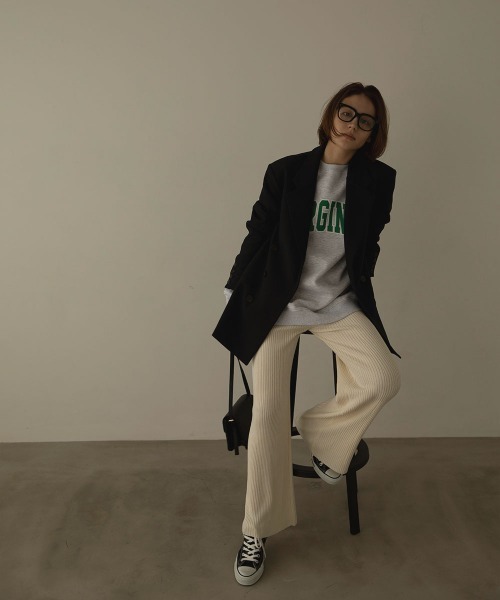 marjour（マージュール）の「LIB KNIT PANTS（その他パンツ・レディース・ベージュ/オフホワイト・M）」の13枚目の写真