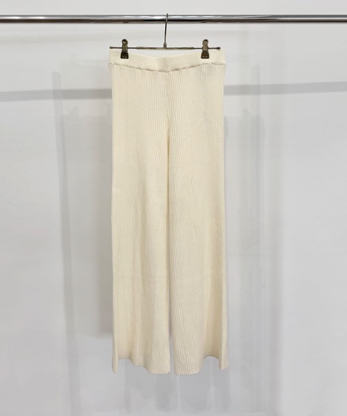 marjour（マージュール）の「LIB KNIT PANTS（その他パンツ・レディース・ベージュ/オフホワイト・M）」の14枚目の写真