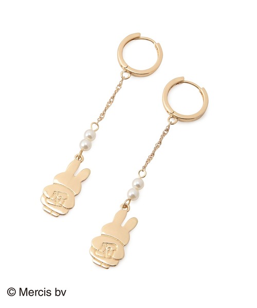 Miffy( ミッフィー)の「【miffy×ROPE' PICNIC】プレゼントモチーフピアス(ピアス(両耳用)・レディース・ゴールド/シルバー・FREE)」の3枚目の写真