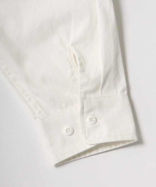 BEN DAVIS（ベンデイビス）の「BEN DAVIS/ベンデイビス ビッグシルエット ワッペン刺繍 クレリック ワークシャツ（シャツ/ブラウス・メンズ・ホワイト/ダークグリーン/エメラルド/ブルー系その他・M/L/XL）」の14枚目の写真