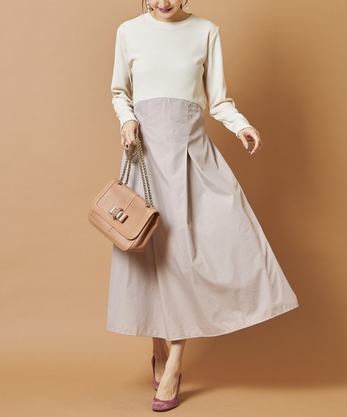 リブニットソードッキングワンピース ワンピース Tocco Closet トッコ クローゼット のファッション通販 Zozotown