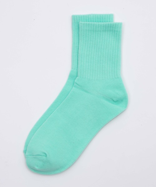 WEGO（ウィゴー）の「WEGO/リブソックス（ソックス/靴下・レディース・ブルー系その他/パープル系その他/オレンジ系その他/グリーン系その他/ピンク・23-25cm）」の6枚目の写真