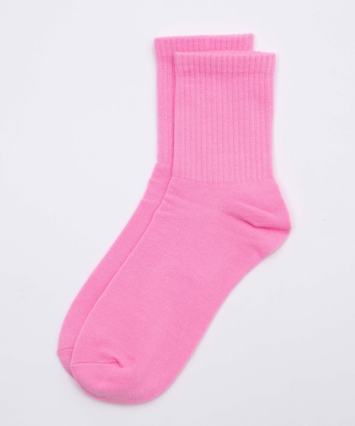 WEGO（ウィゴー）の「WEGO/リブソックス（ソックス/靴下・レディース・ブルー系その他/パープル系その他/オレンジ系その他/グリーン系その他/ピンク・23-25cm）」の7枚目の写真